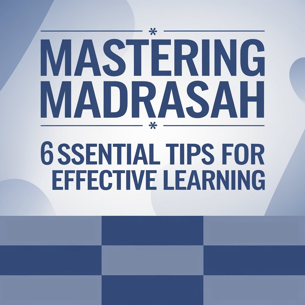 Mastering Madrasah 6 Essential Tips for Effective Learning